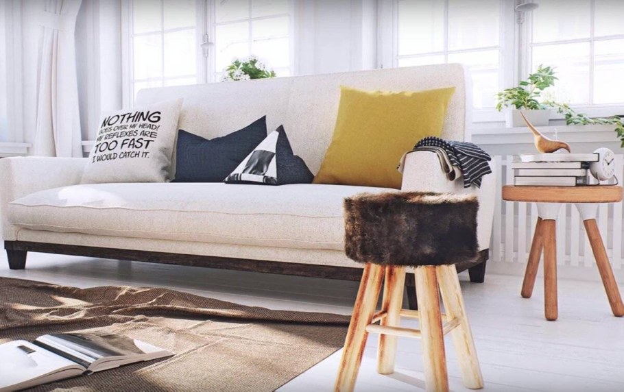 Диван-кровать Scandinavia, желтый