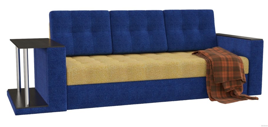 Диван Атланта прямой столик велюр