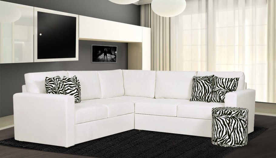 Симметричный угловой диван