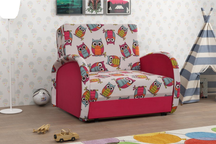 Детский диван с совушками