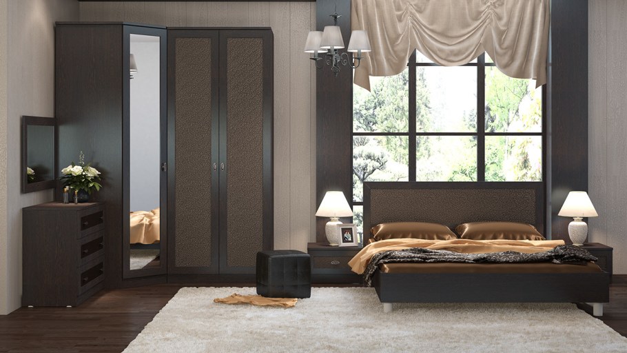 Спальня ТРИЯ венге Сакура