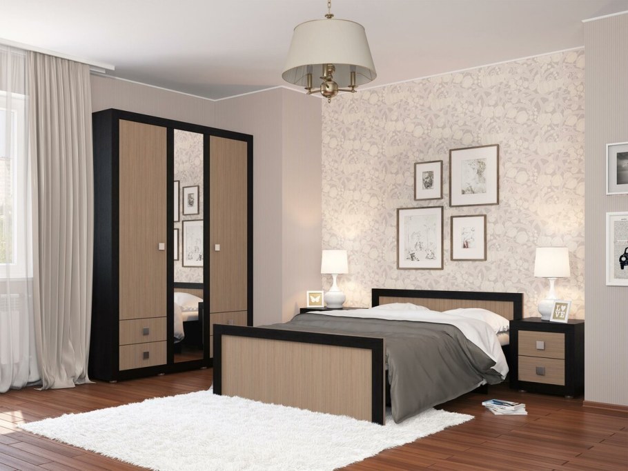 Мебель цвета венге в интерьере