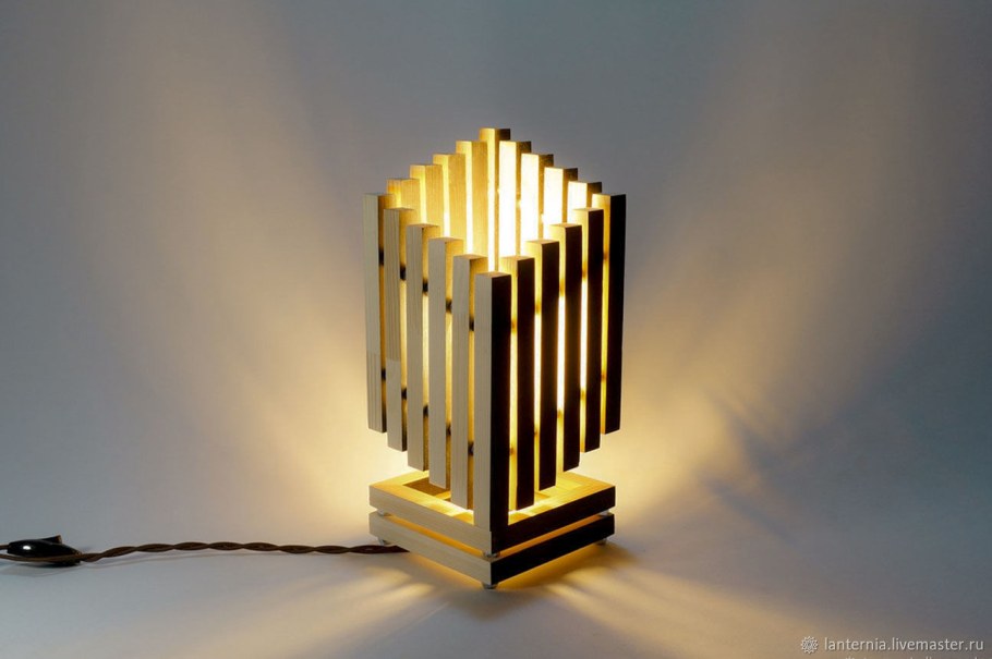 Светильник из кубиков