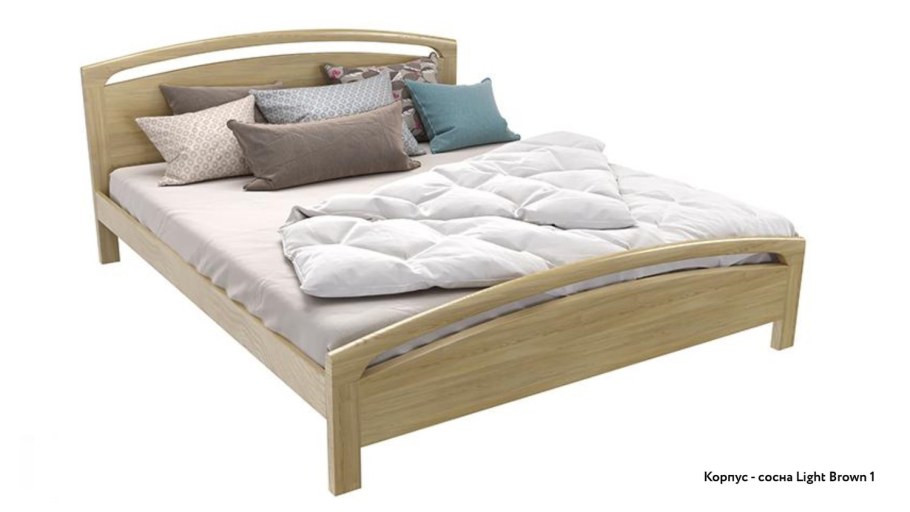 Кровать из массива Tiona Light Brown