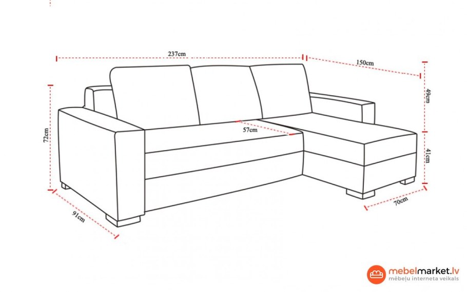 Corner Sofa угловой диван
