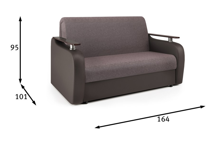 Диван 2 местный Conti габариты