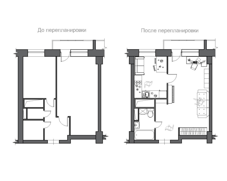 Перепланировка квартиры