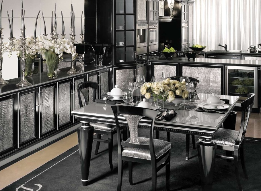 Кухня столовая в стиле арт деко