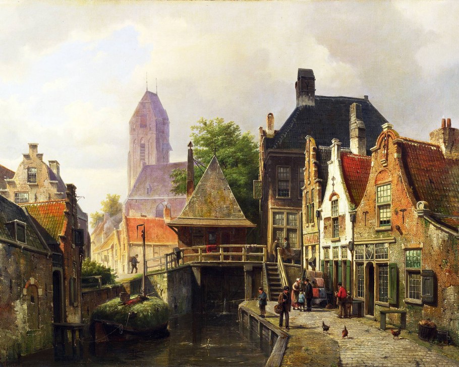 Виллем Куккук городские пейзажи
