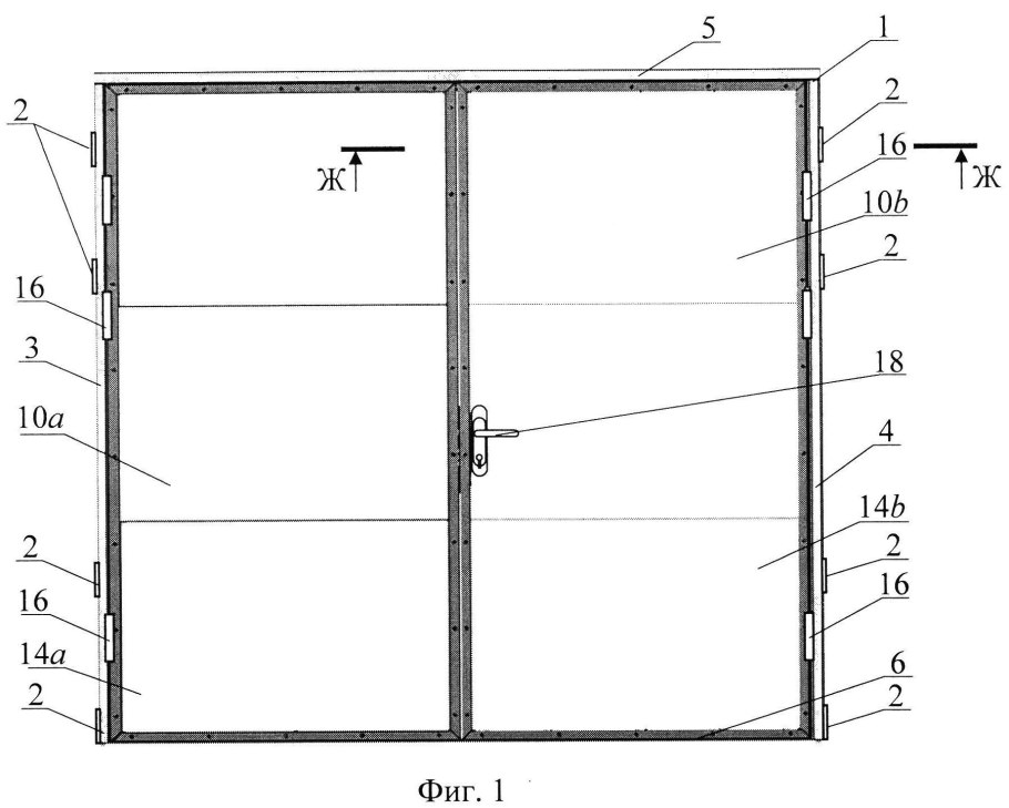 Ворота металлические распашные 4000х4300 с калиткой чертеж