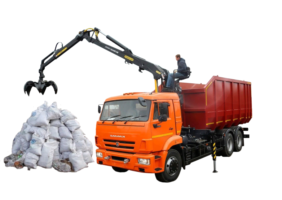 Вывоз мусора КАМАЗ ломовоз