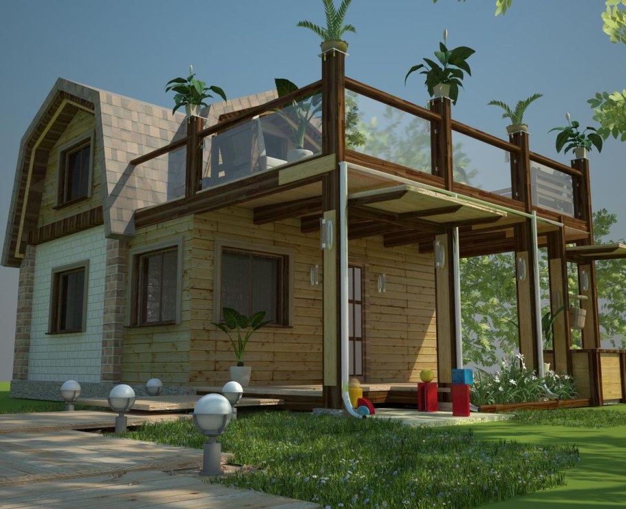 Перестройка дачного домика