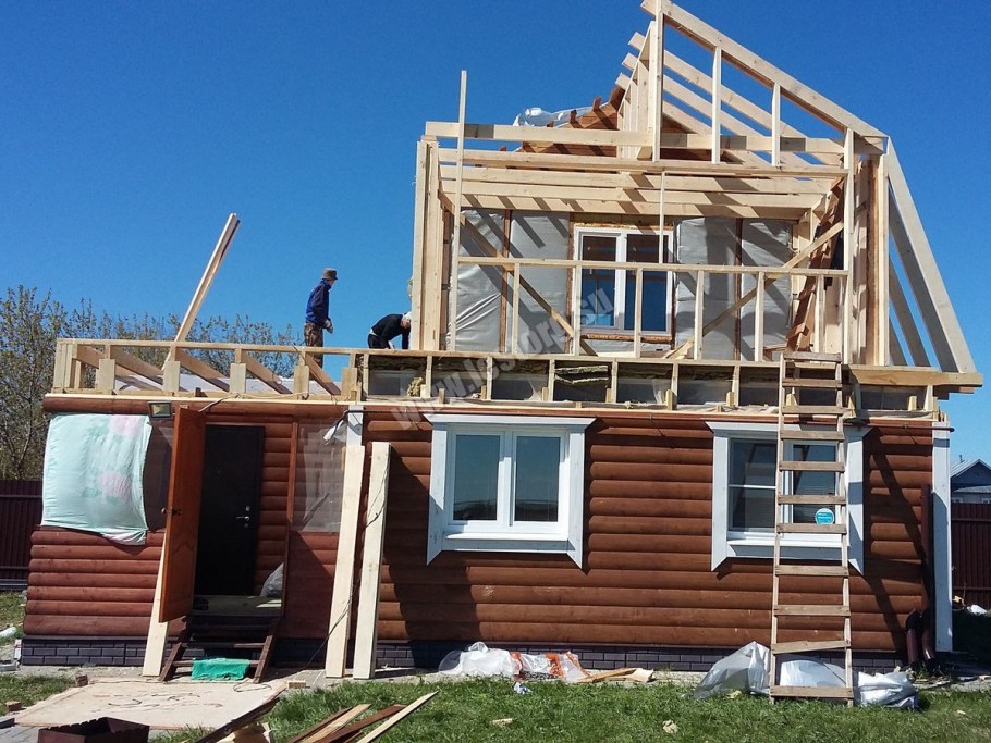 Перестройка дачного домика