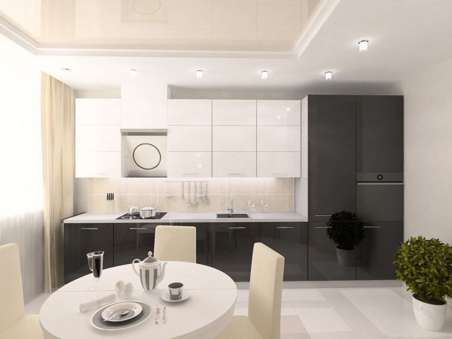 Визуализация интерьера кухни