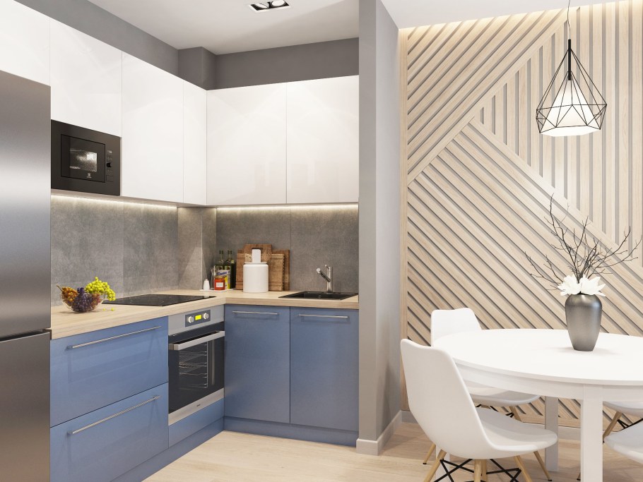 Маленькая яркая кухня