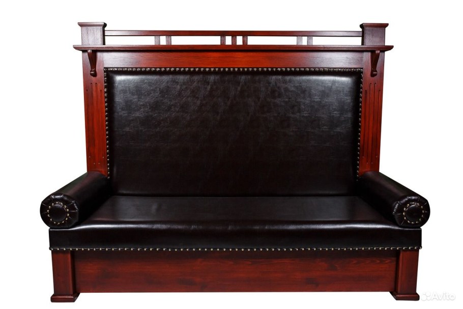 Деревянные диваны под старину