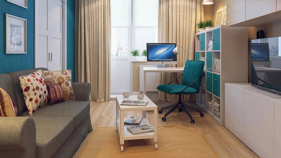 Интерьер маленькой квартиры