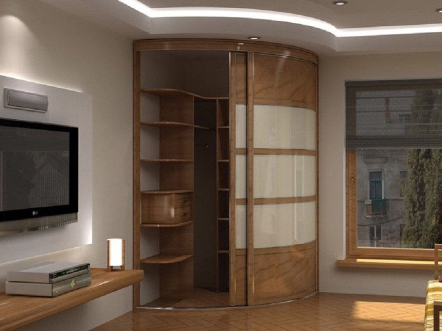 Шкаф-купе радиусный комфорт радиусный 1.8