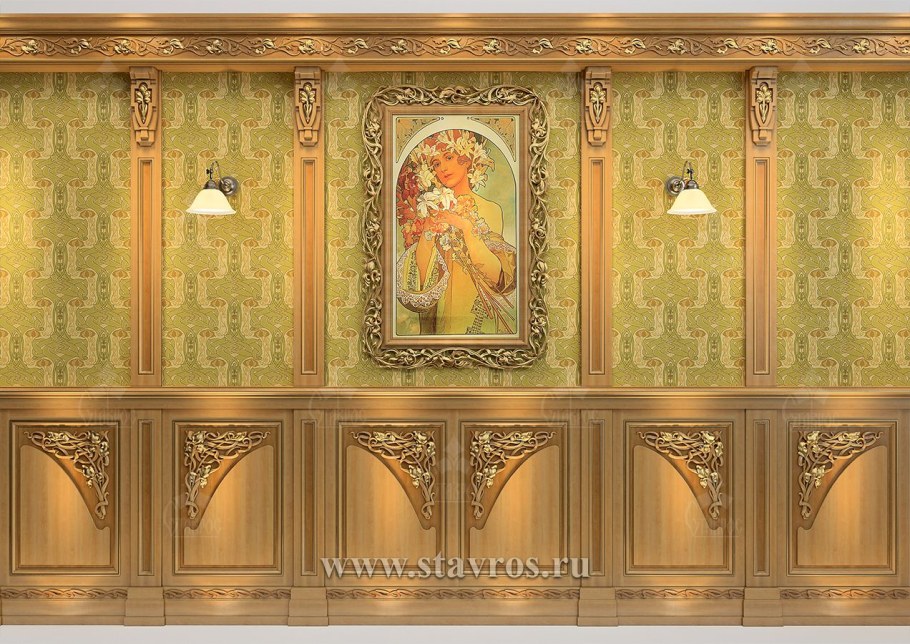 Стеновые панели буазери Ставрос