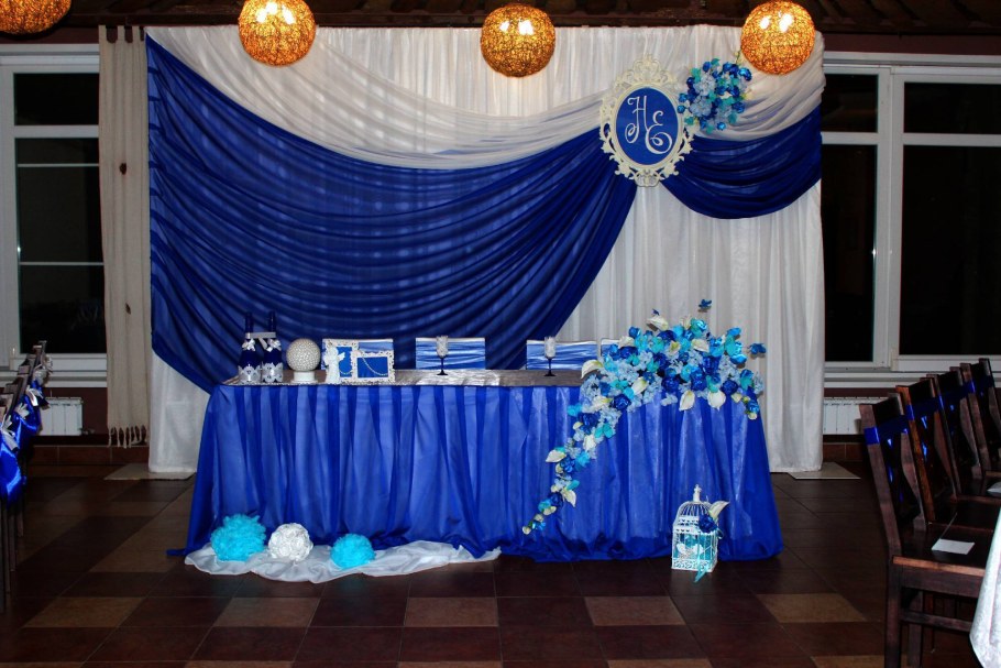 Украшение зала на юбилей