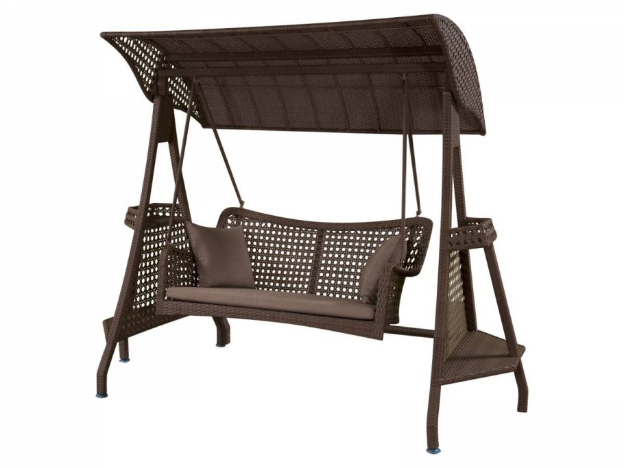 Садовые качели Davenport искусственный ротанг