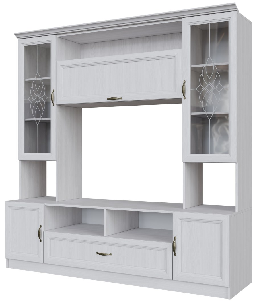 Шкаф навесной (горизонтальный 700)гостиная Ницца,700*894*266 мм