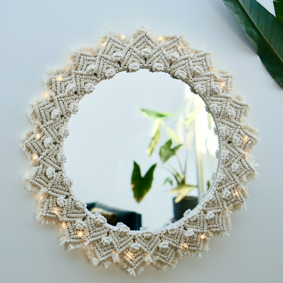 Macrame Eye Mirror