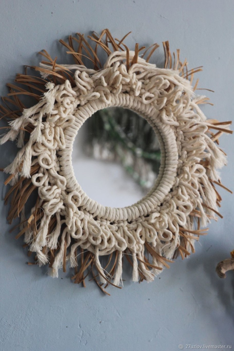 Зеркало макраме