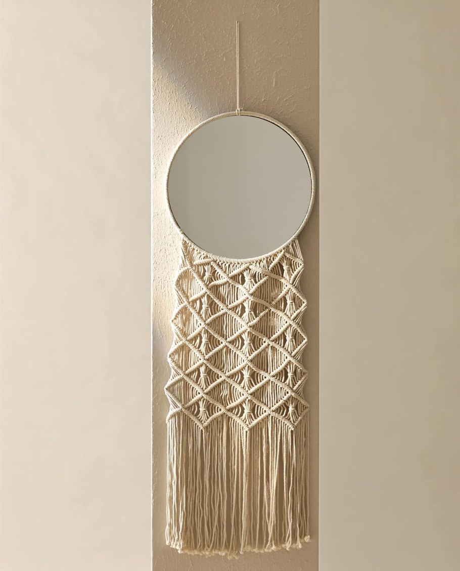 Зеркало макраме
