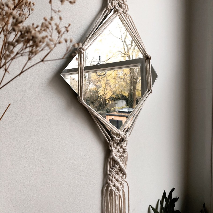 Зеркало макраме мастер класс