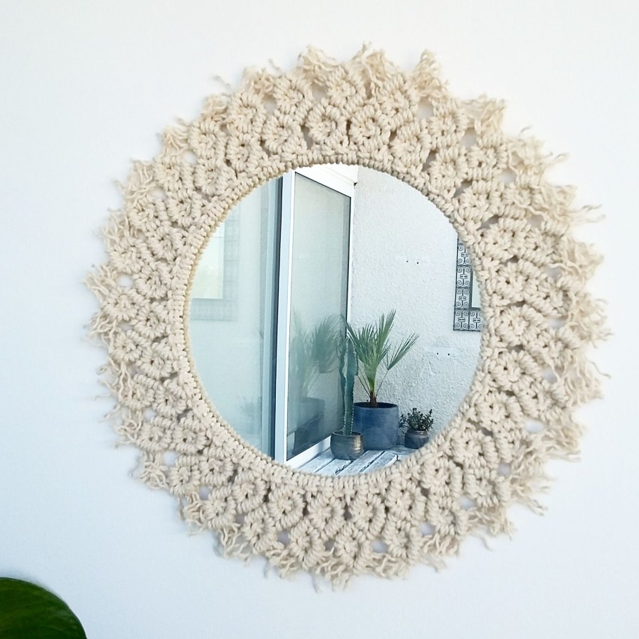 Макраме подсолнух