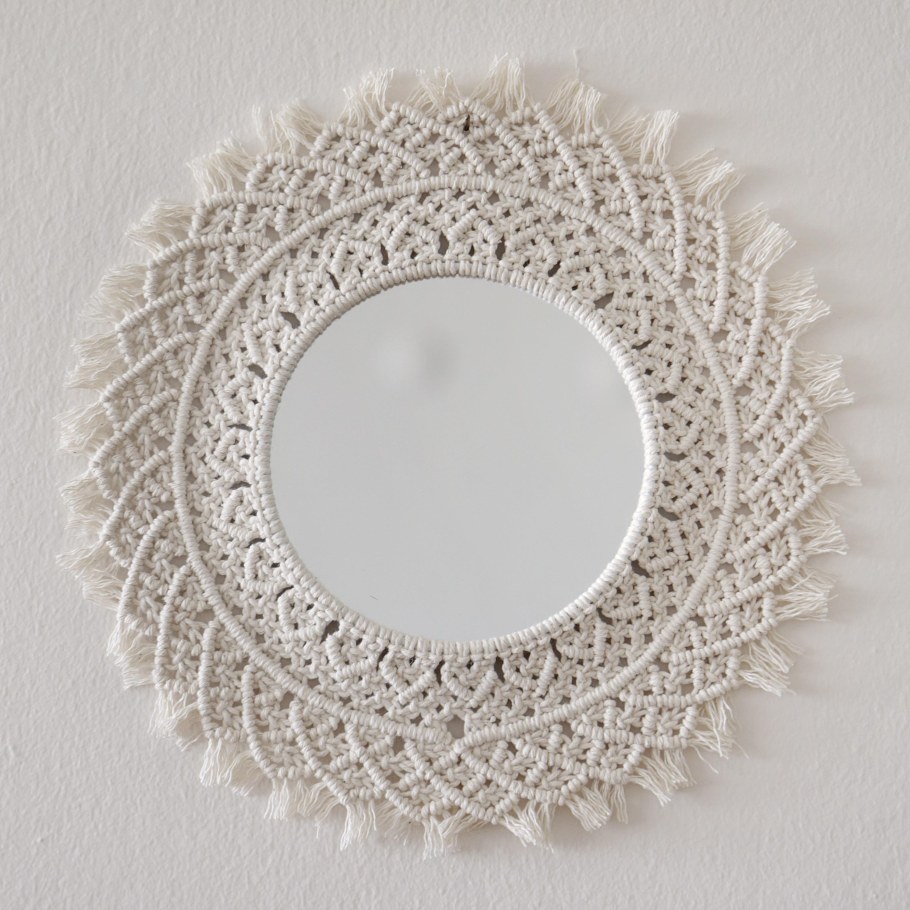 Зеркало макраме