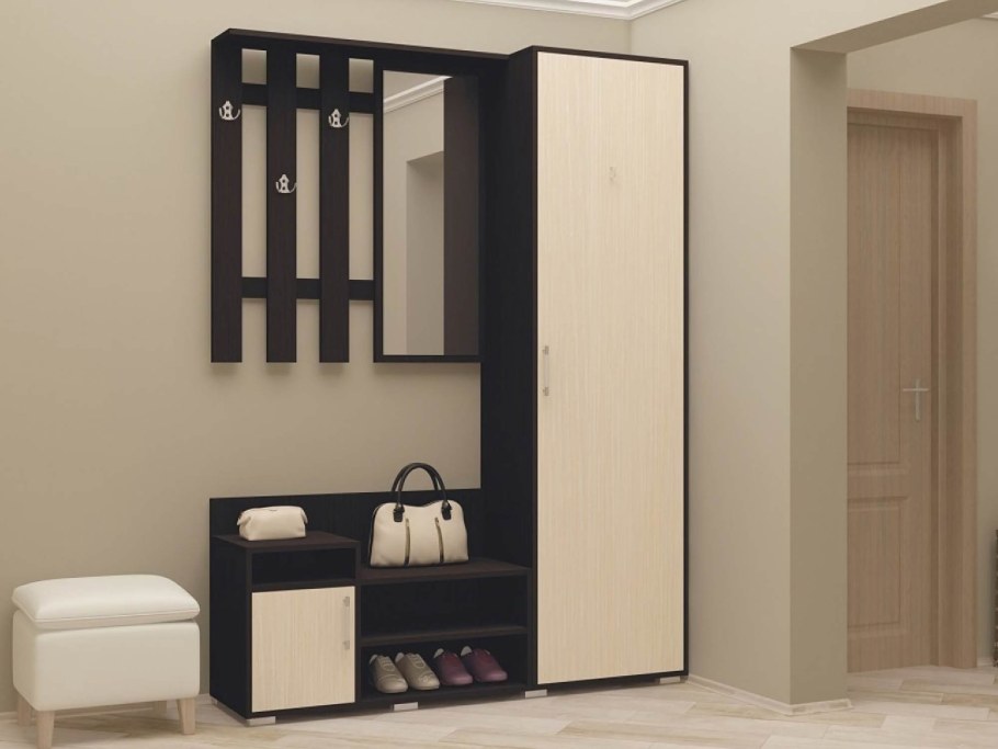 Прихожая визит (венге/дуб молочный)