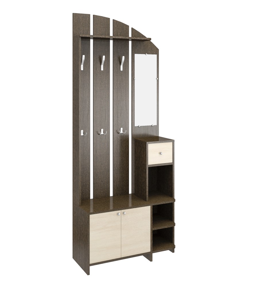 Прихожая Феникс ШК-5 венге дуб молочный