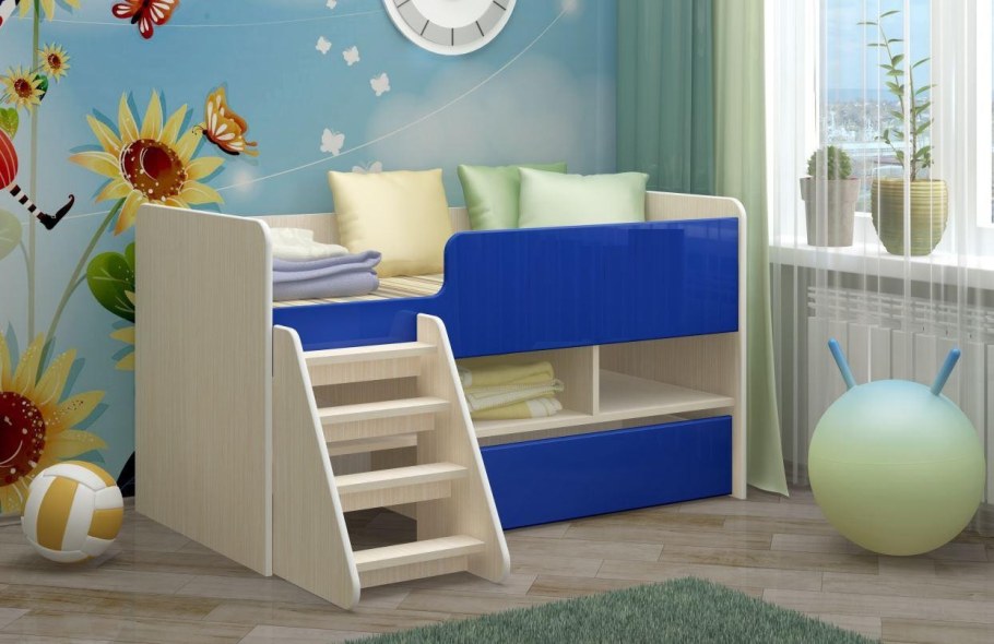 Кровать "Юниор-3" МДФ