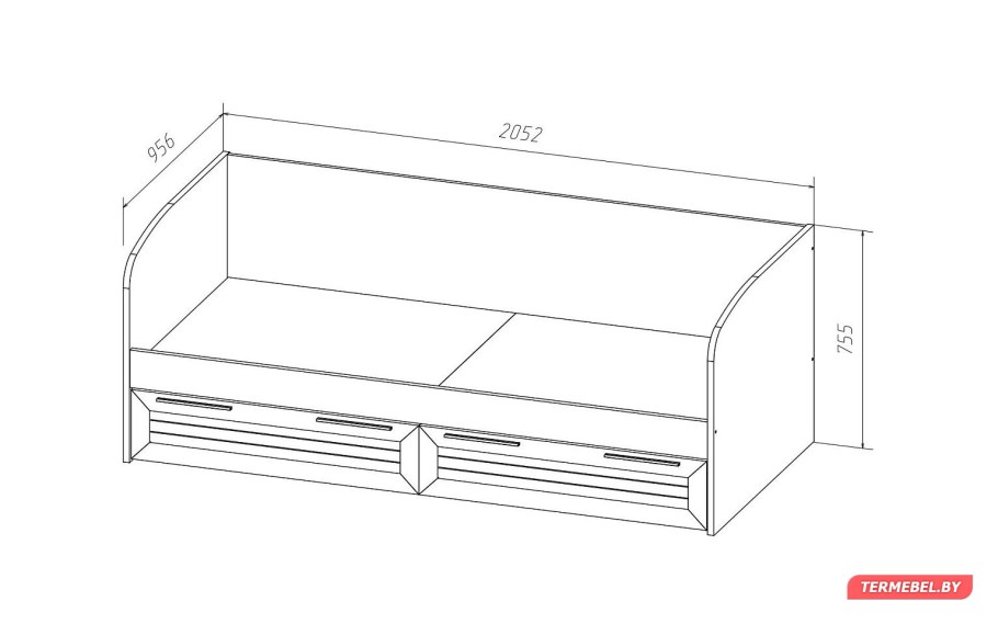 Кровать Leo Аскона 90 200