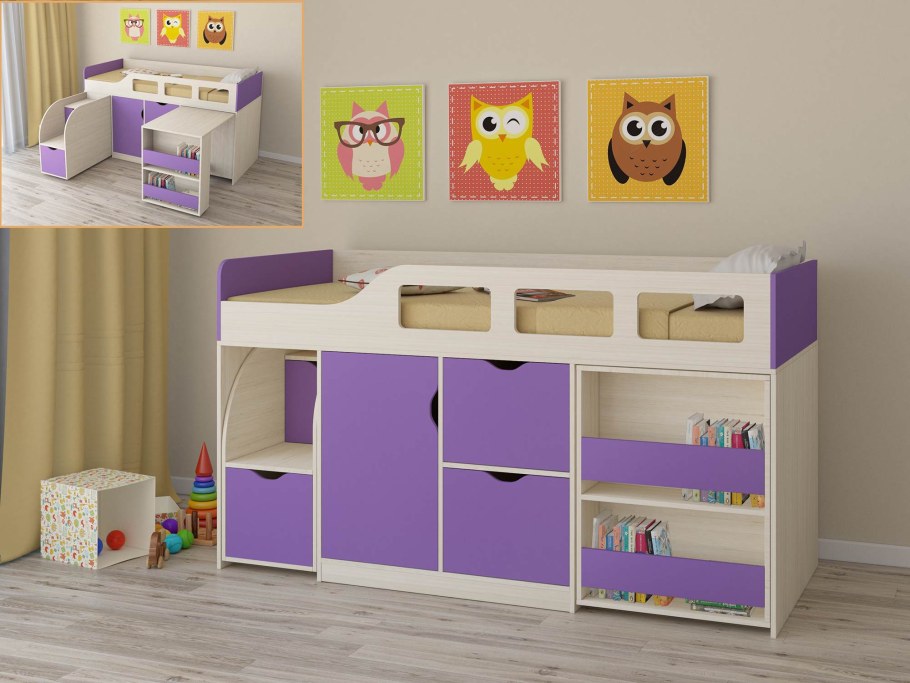 Кровать-чердак "Астра-8"