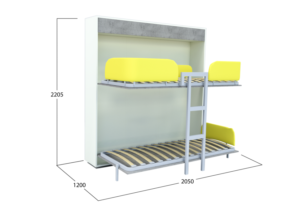 Северянка 3 кровать 6 в1 чертеж