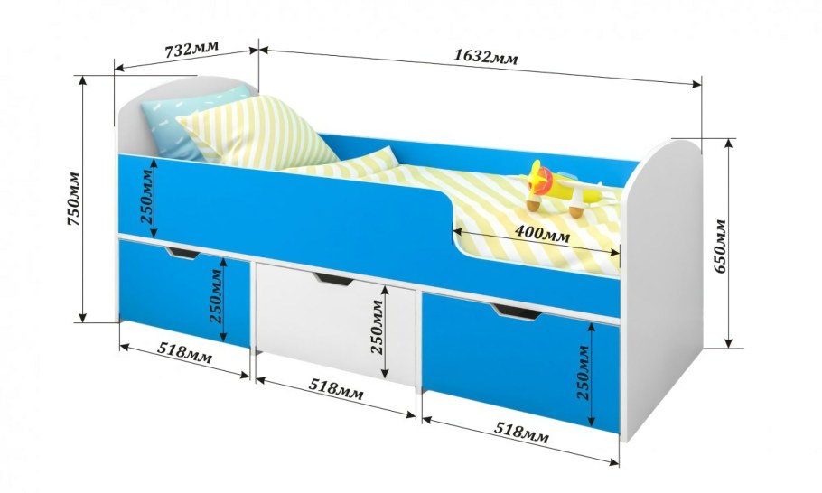 Кроватка 7 в 1 трансформер