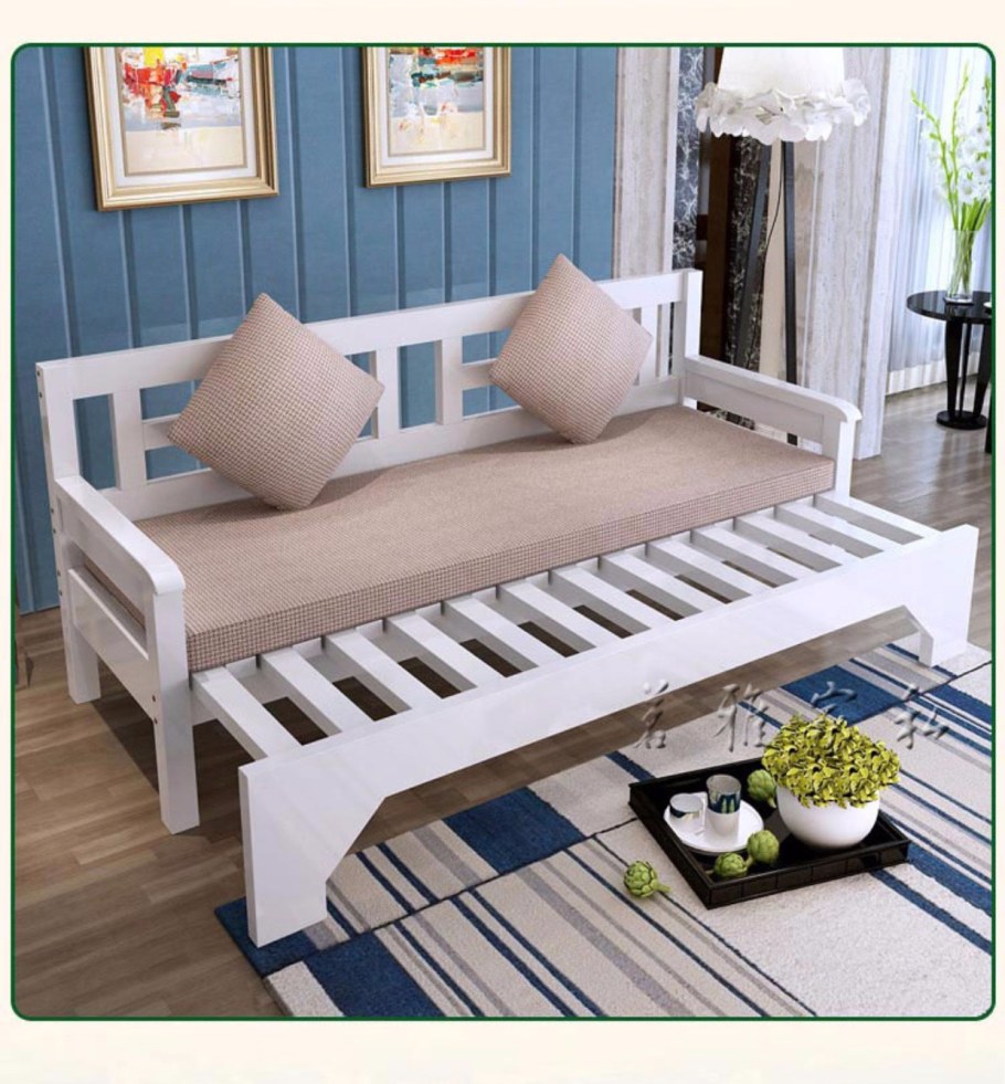 Кровать из массива сосны с матрасом Магда-2