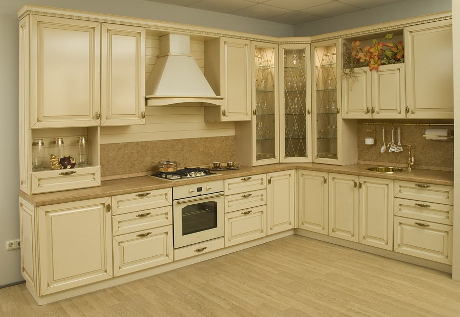 Кухня модульная Виктория Сандал белый