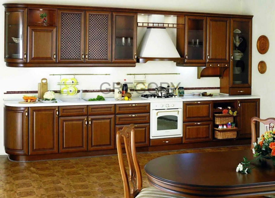 Кухни трио Парма слоновая кость