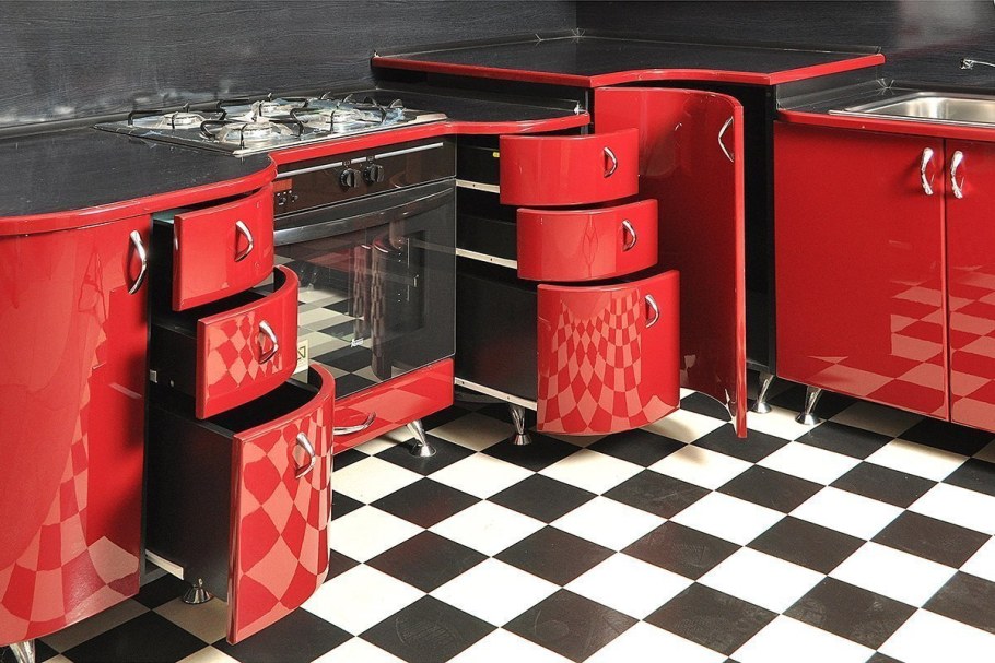 Кухонная мебель под дерево