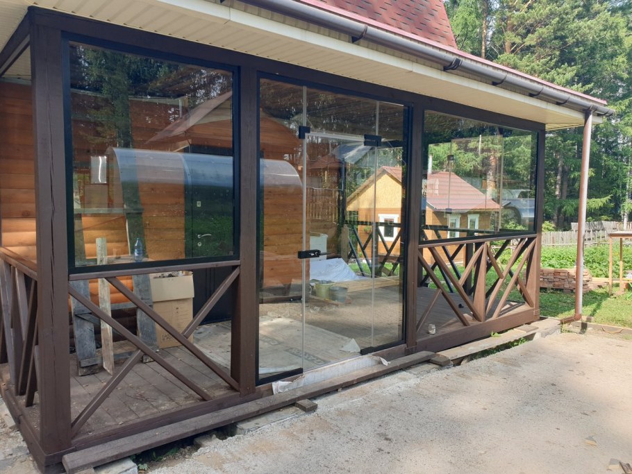 Оранжерея зимний сад фахверк