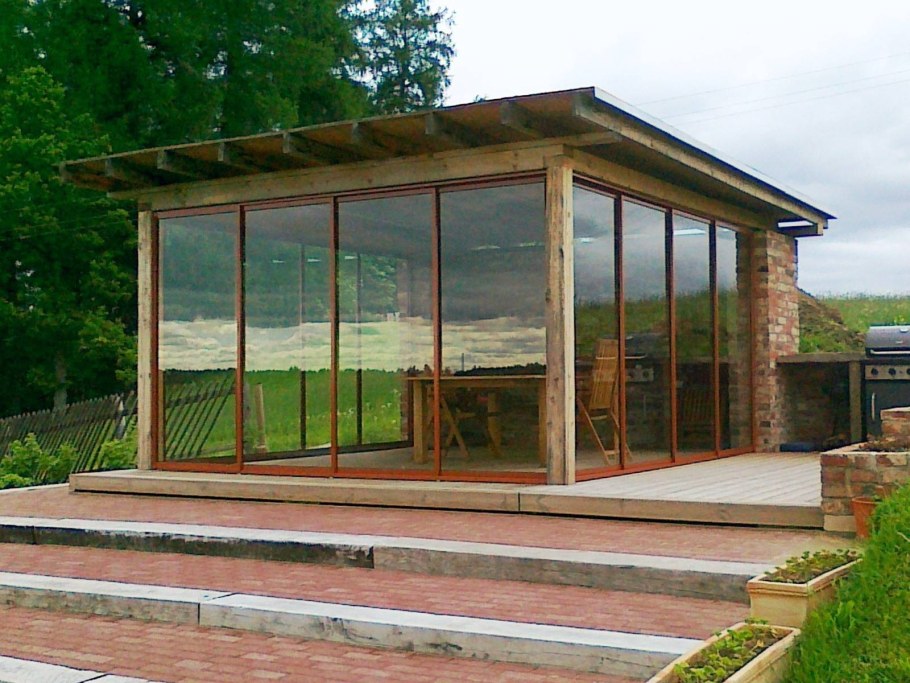 Алютех 100 остекление террасы