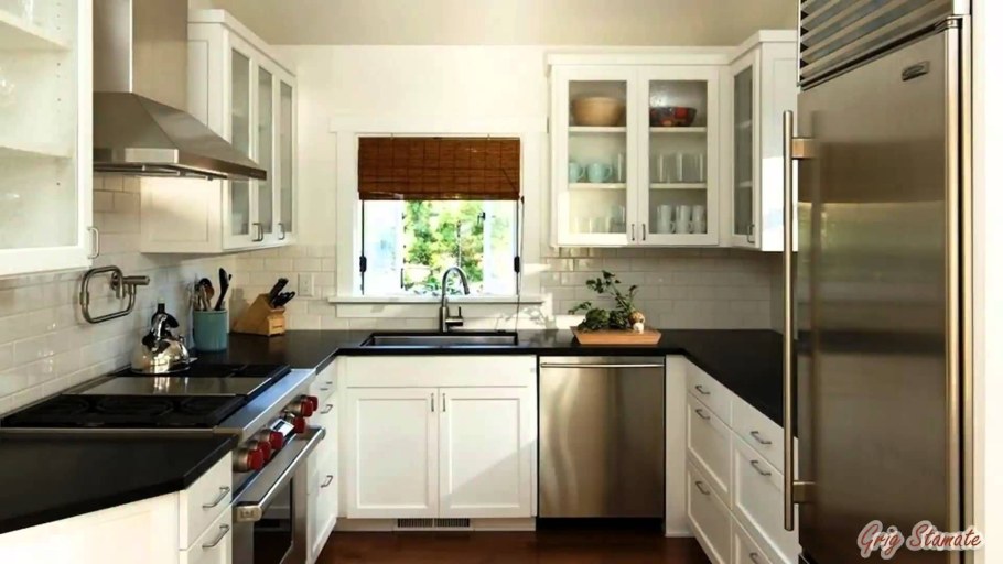 П образные кухни с барной стойкой