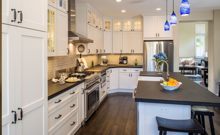 Планировка кухни п образная