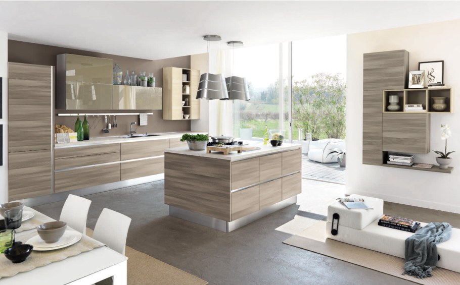 Кухня капучино Модерн