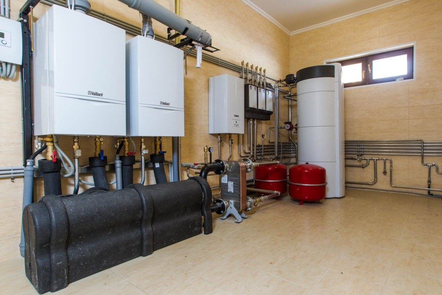 Газовая котельная в частном доме 49кв