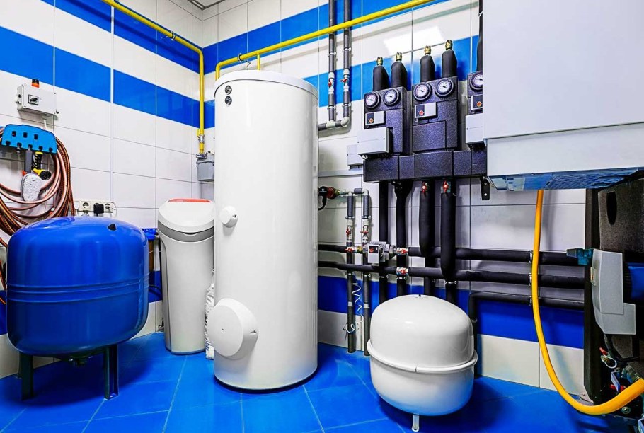 Плитка в котельной в частном